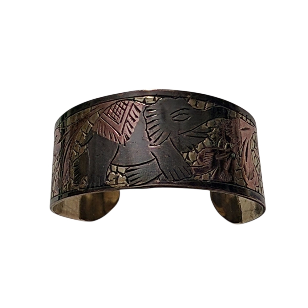 Brass elephant bangle made in India
